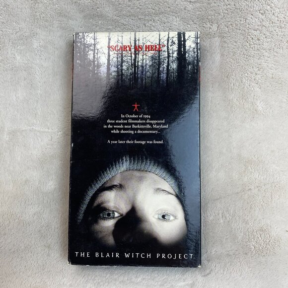 The Blair Witch Project 1999 Heather Donahue Joshua Leonard Horror VHS Tape - Picture 1 of 2